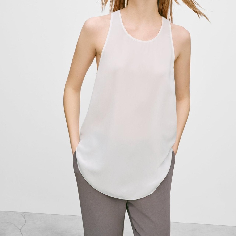 Aritzia Wilfred Sevres Top in White